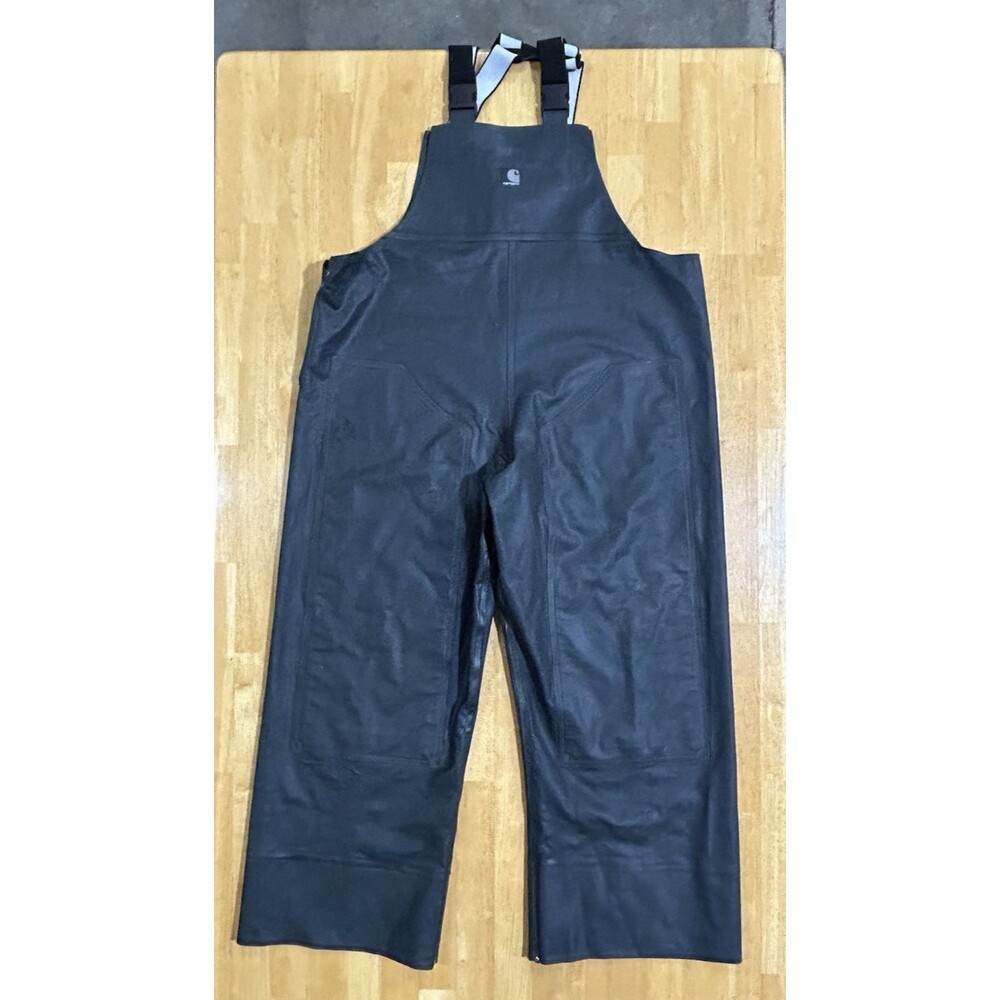 Carhartt Men`s R39GRN Surrey PVC Waterproof Bib Overalls Large Regular B-17